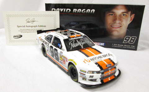 1:24 David Ragan Autographed #98 Ritchie Bros NASCAR