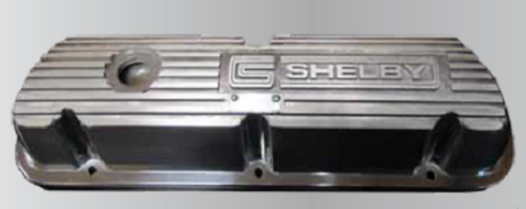 Shelby 289/351 Finned Valve Cover -Pair (Polished Finish)